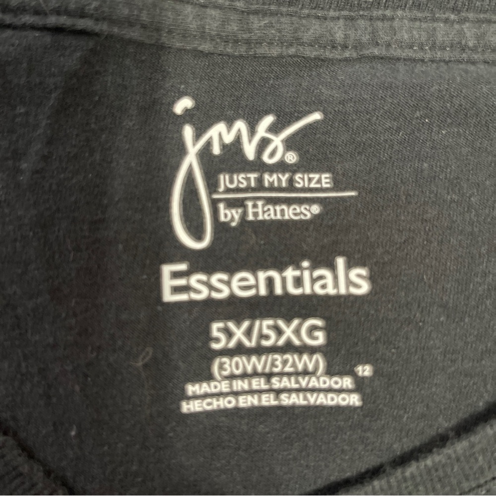 Essentials Black Oversized Short Sleeve T-Shirt - Picture 2 of 2